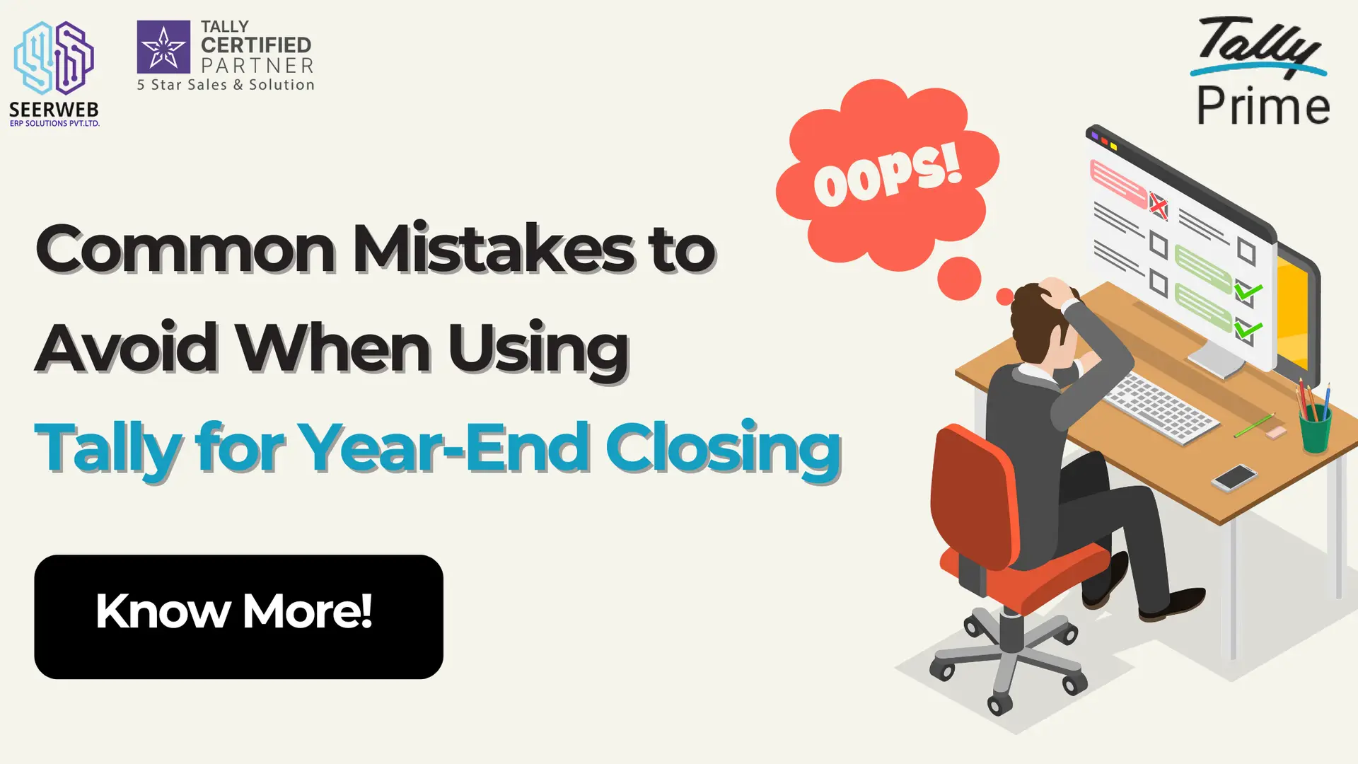 Year-end mistakes with Tally